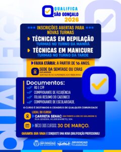 Prefeitura de São Gonçalo abre inscrições para cursos de depilação e manicure